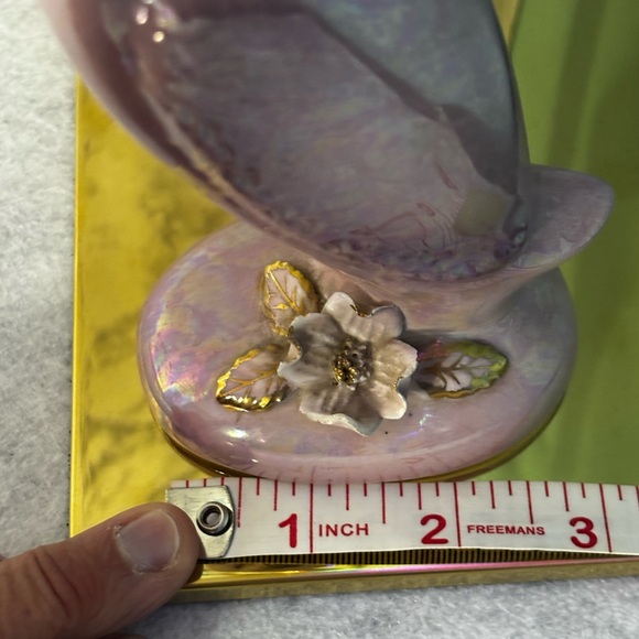 vintage ceramic swan or crane figurine - Picture 12 of 13